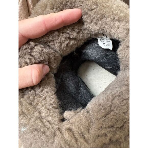 Luxe De Leon Aura Leather Boot size 10 Smoke Gray - Picture 11 of 11